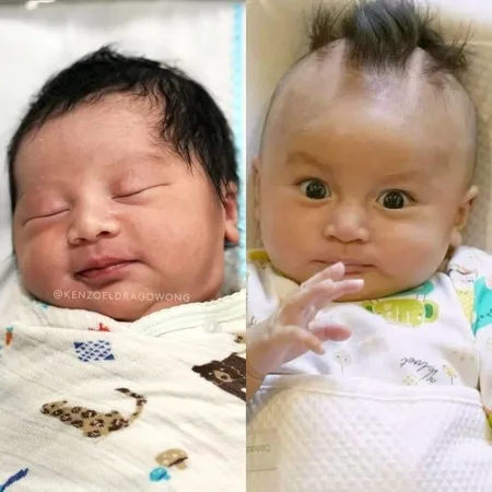 Sandingkan Foto Kedua Anaknya, Ini 9 Potret Kiano dan Kenzo yang Disebut Mirip - Model Rambutnya Jadi Sorotan
