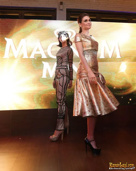 Sederet Dress Cantik Seleb Indonesia Di Red Carpet Magnum Party Kapanlagi Com