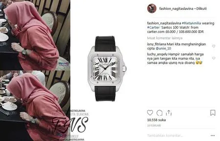 Sederet Jam Mahal Rieta Amilia Bisa Dipakai Buat Beli Moge Kapanlagi Com