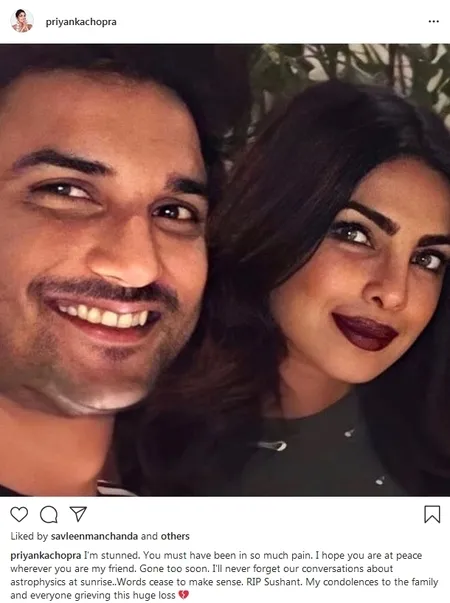 Sederet Ungkapan Bela Sungkawa Seleb Bollywood Atas Kematian Sushant Singh Rajput Dari Srk Hingga Priyanka Chopra Kapanlagi Com Rajput came into the limelight when she tied the knot with shahid kapoor in mira rajput was born in a punjabi family of chhatarpur, delhi, india. atas kematian sushant singh rajput