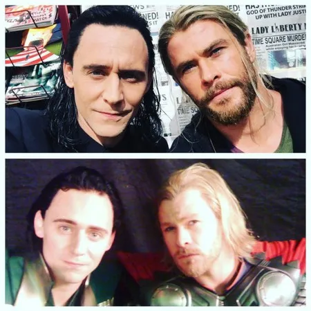 Sering Berseteru di Film, Thor & Loki Datangi Rumah Sakit Anak