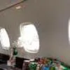 Suasana Jet Pribadi Maia Menuju Surabaya, Mewah - Nyaman!