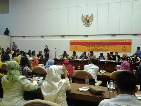 Suasana Pertemuan Bintang 'Mahabharata' Dengan Anggota DPR RI