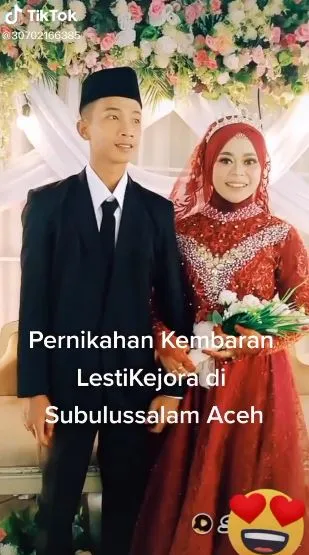 Viral Pernikahan 'Kembaran' Lesti Kejora di Aceh, Netizen Sebut Tak Kalah Cantik