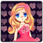 Putri valentine berdandan