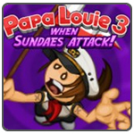 Papa Louie 3 when Sundaes Attack!