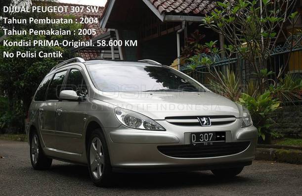 Dijual Mobil Bekas Bandung - Peugeot 307 2004 Otosia.com
