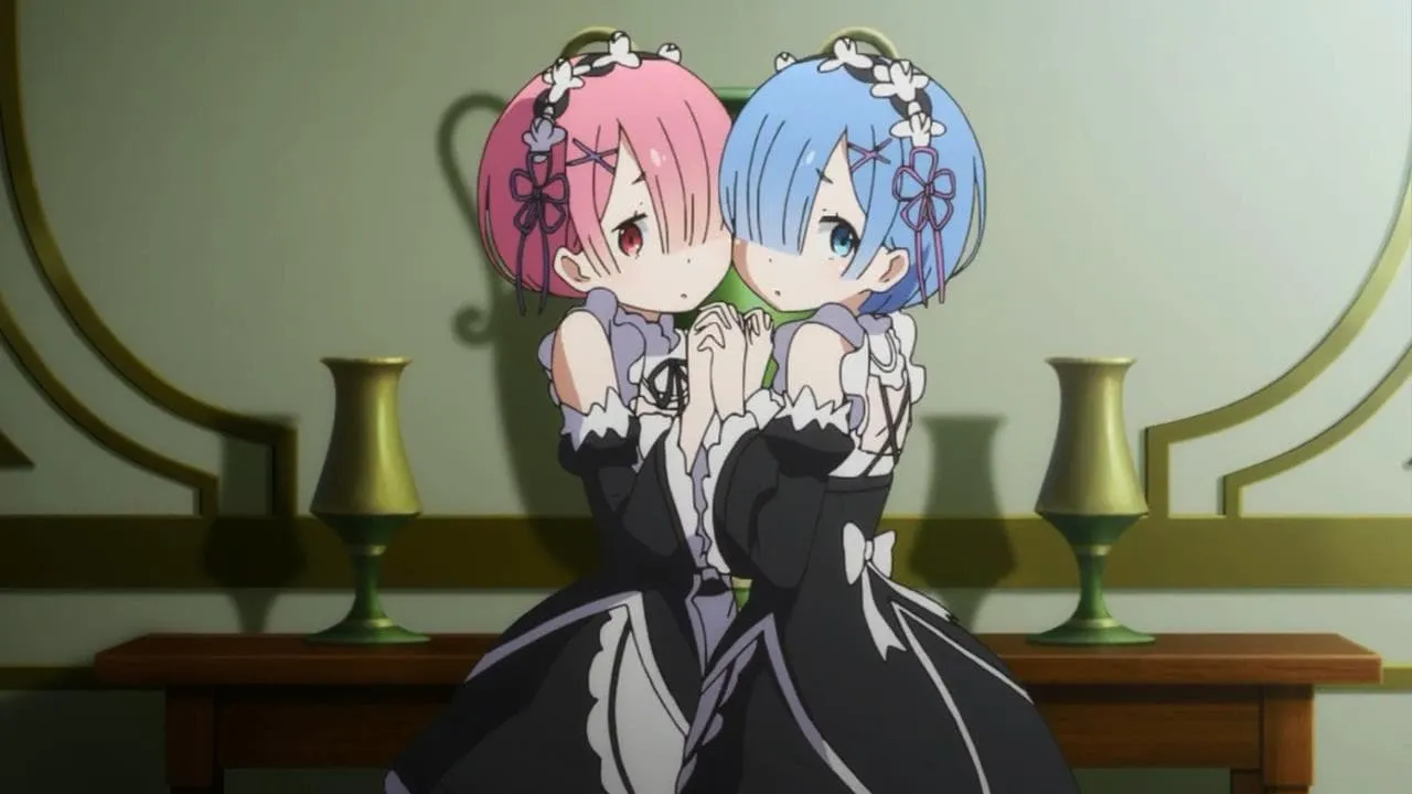 Rem dan Ram dalam RE ZERO.