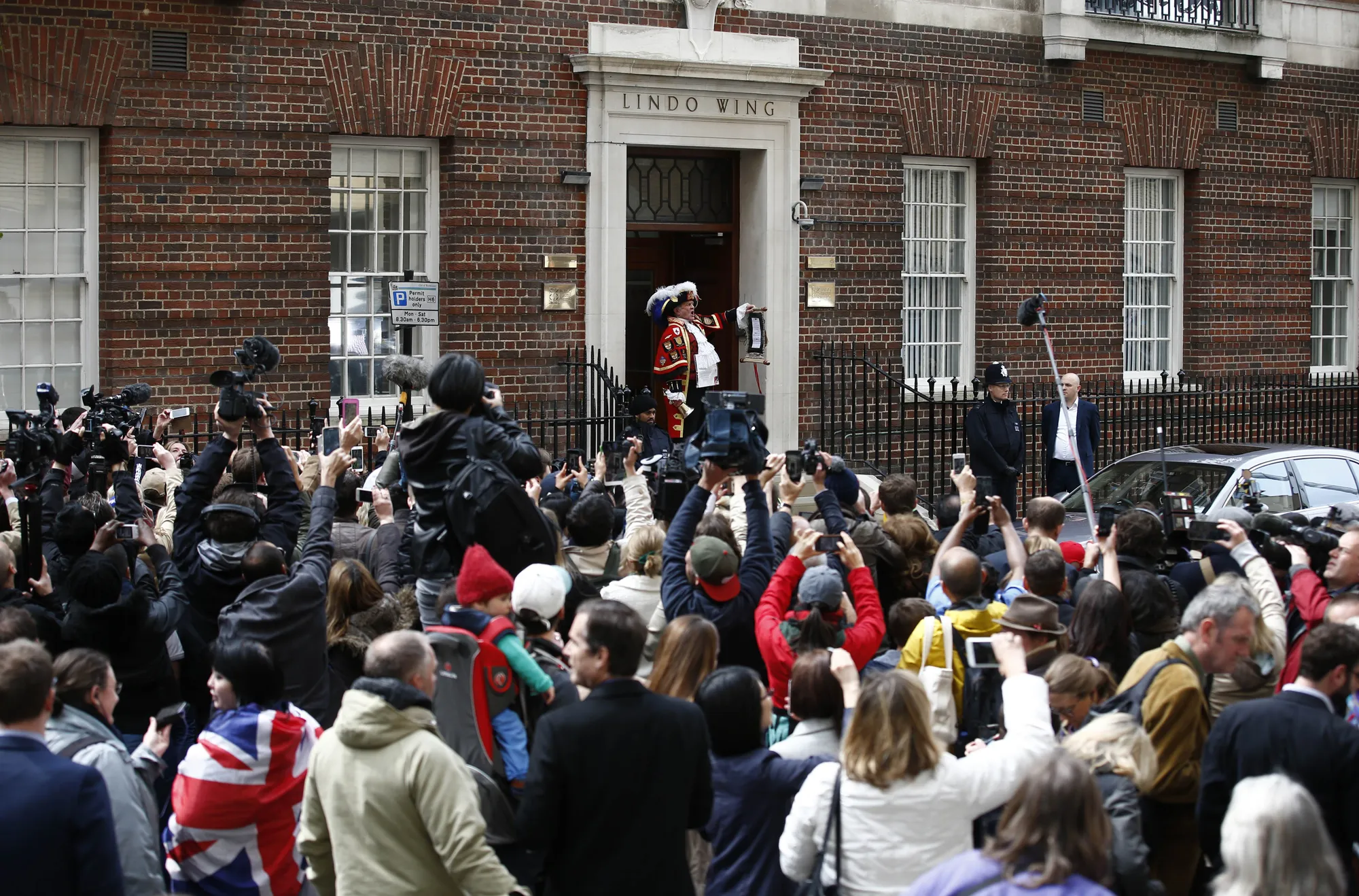 Lindo Wing, tempat Kate Middleton melahirkan. @AFP