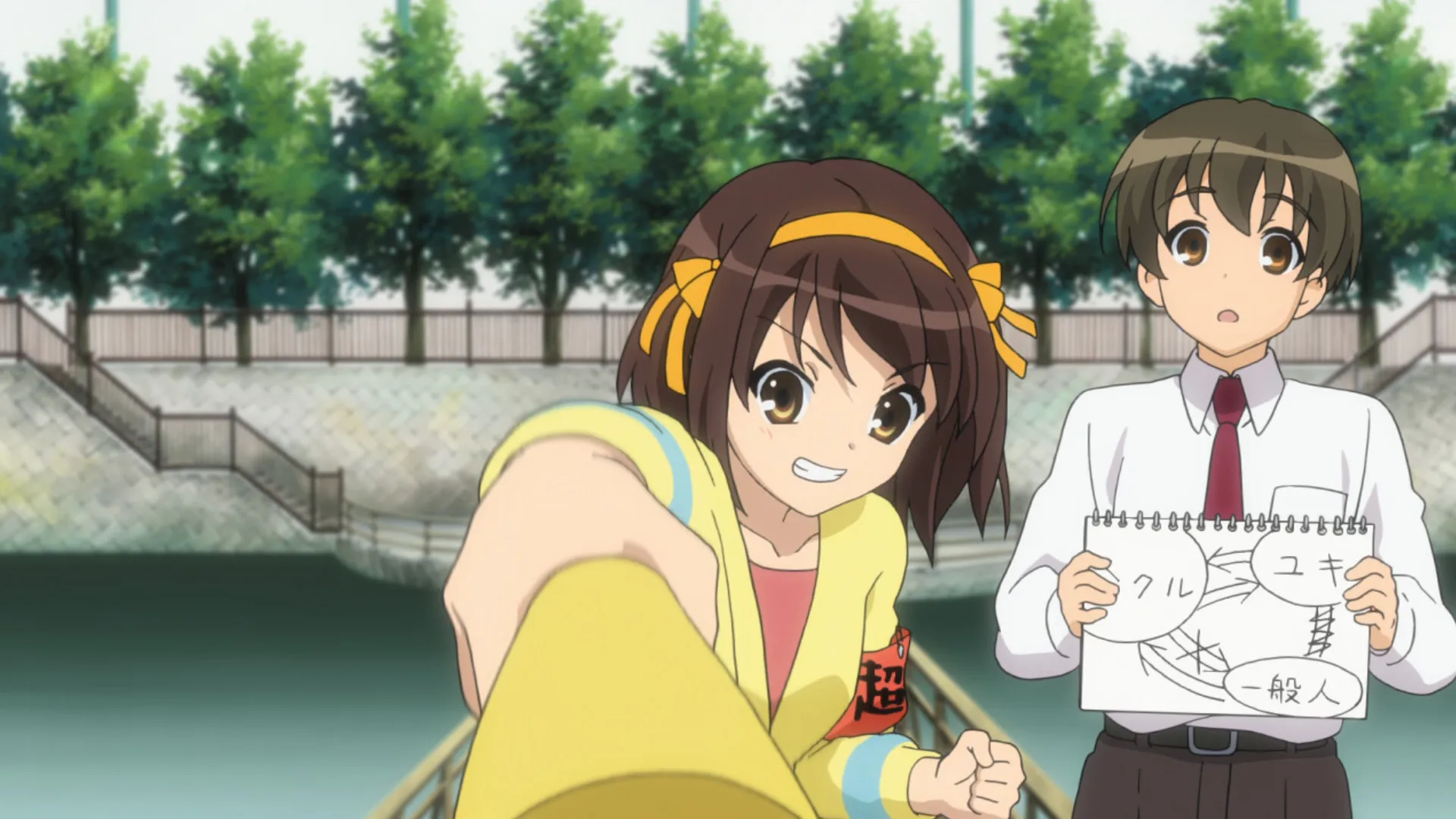 Anime The Melancholy of Haruhi Suzumiya (credit: imdb.com)