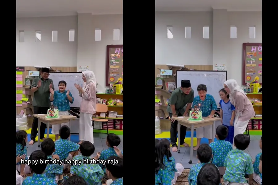 Momen ulang tahun Raja (credit: instagram.com/adeliapasha)