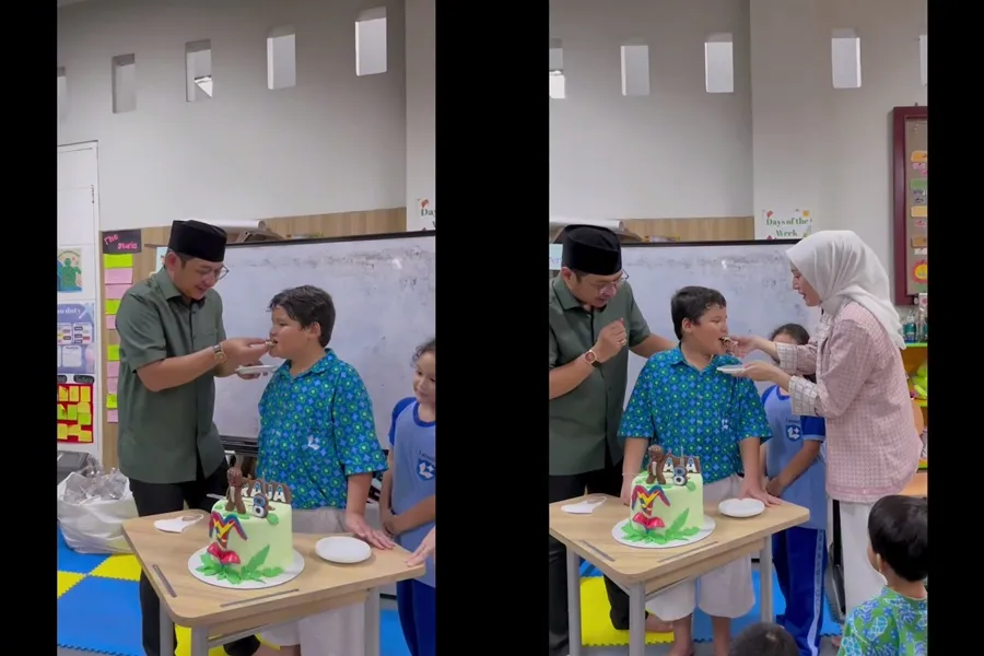 Momen ulang tahun Raja (credit: instagram.com/adeliapasha)