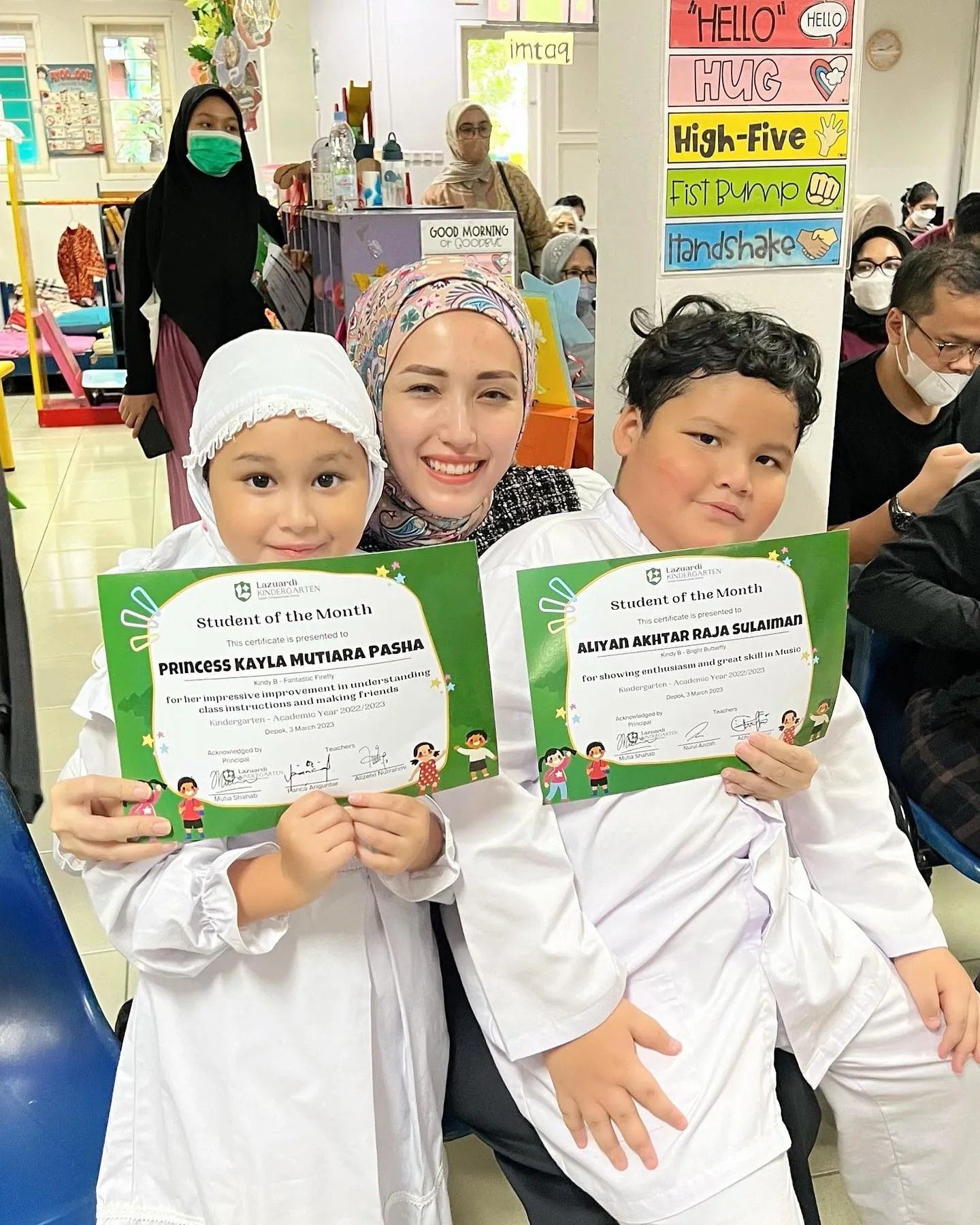 Raja, Kayla dan Adelia (credit: instagram.com/adeliapasha)