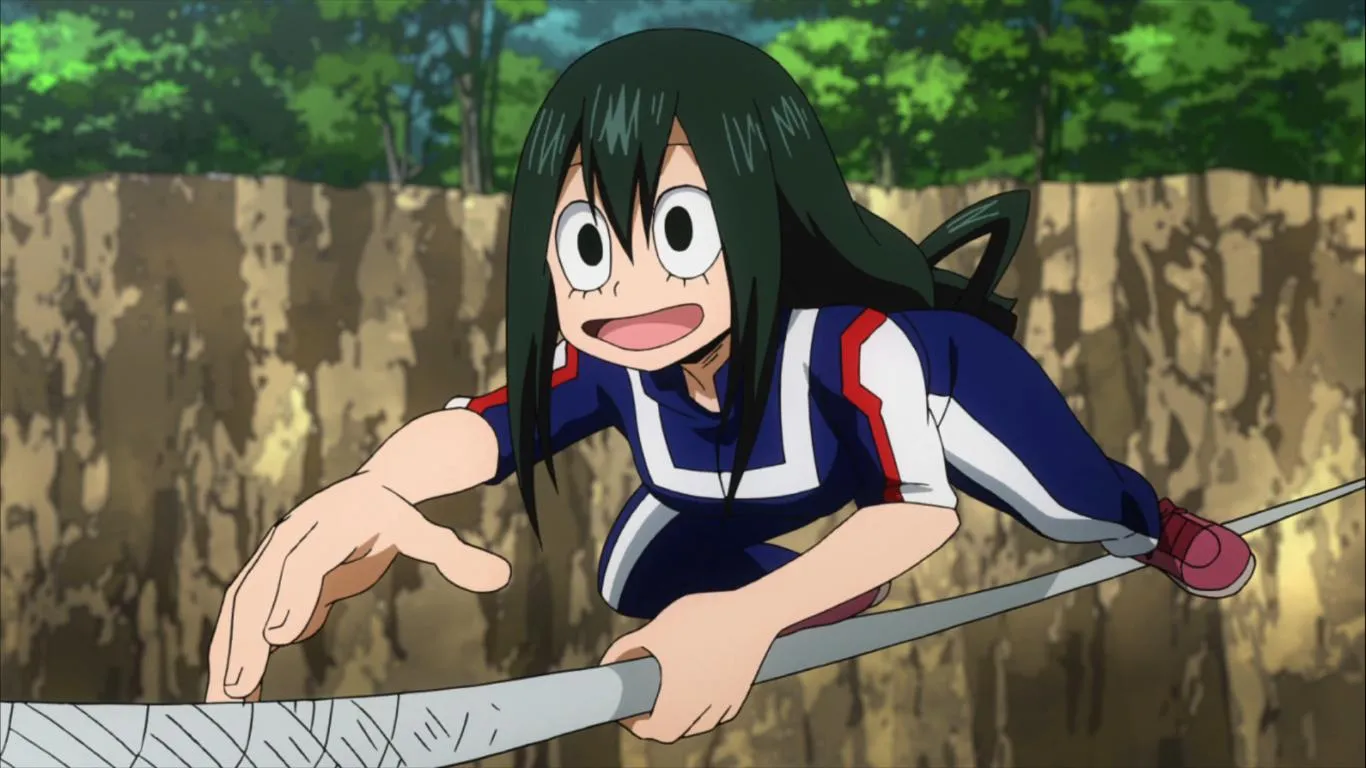 Tsuyu Asui di anime My Hero Academia (credit: imdb.com)