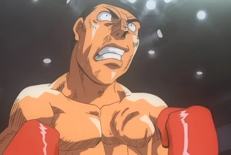 Hiroshi Tanaka di anime Hajime no Ippo (credit: imdb.com)