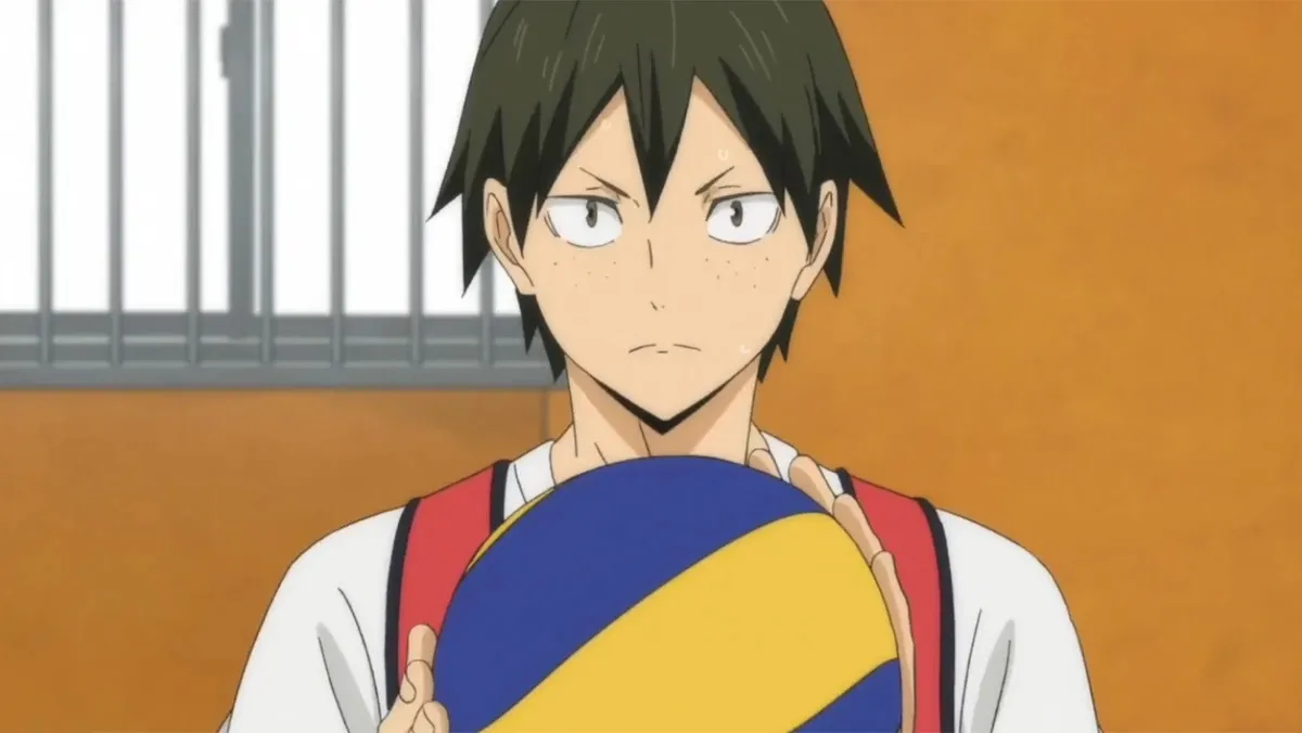 Yamaguchi Tadashi di anime Haikyuu!! (credit: imdb.com)
