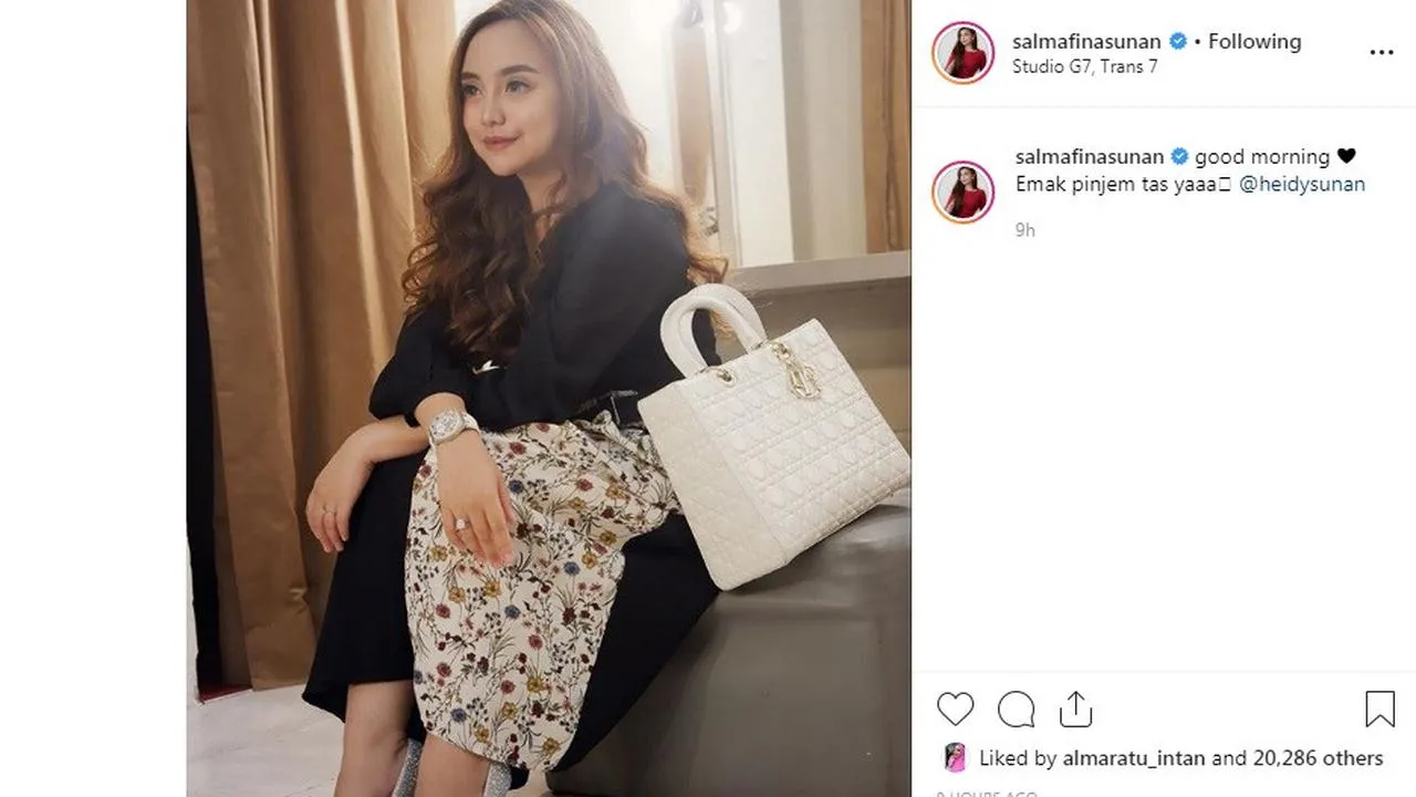 Salmafina Sunan © Instagram