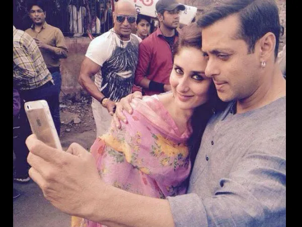 Salman dan Kareena kecanduan selfie. @filmibeat