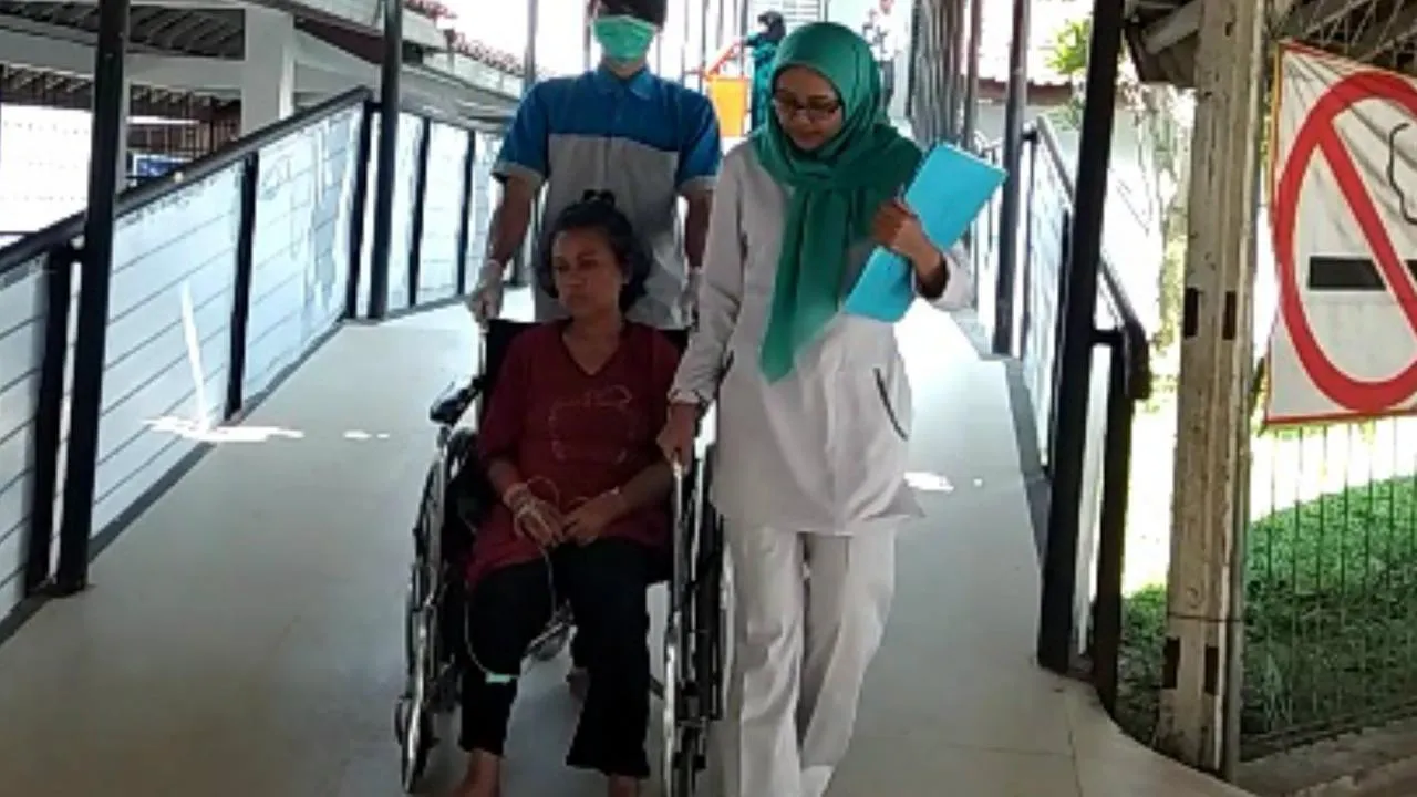 Nining alami depresi berat © Liputan6.com/Mulvi Muhammad