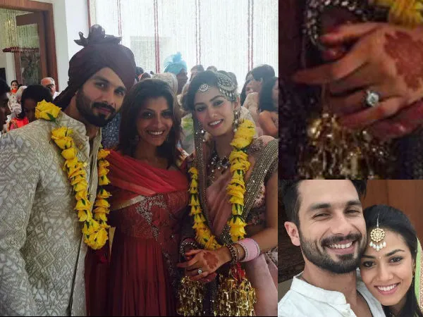Ini dia cincin pertunangan mewah Shahid dan Mira. @filmibeat