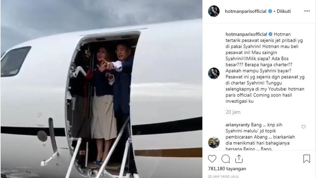 Syahrini & Hotman Paris © Kapanlagi/Bayu Herdianto