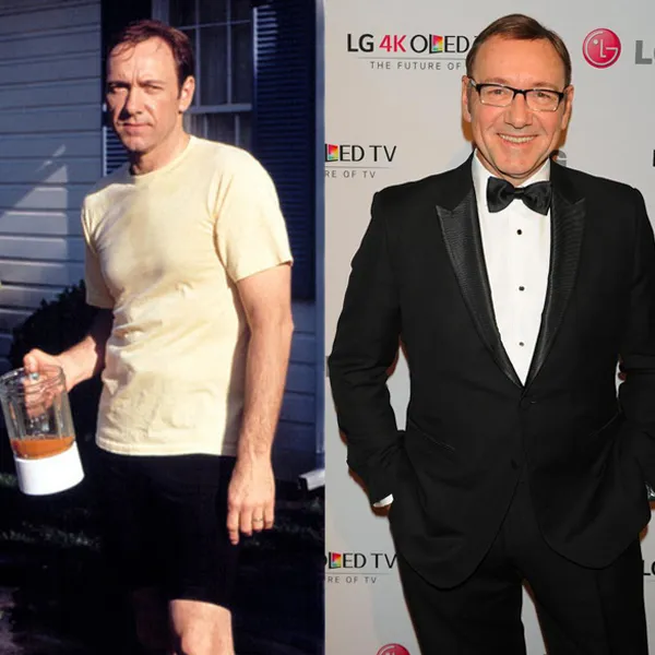 Before & Now © twitter.com/KevinSpacey