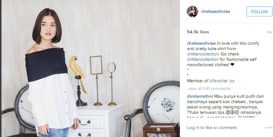 Rambut pendek Chelsea bikin dirinya makin disayang Glenn (c)Instagram