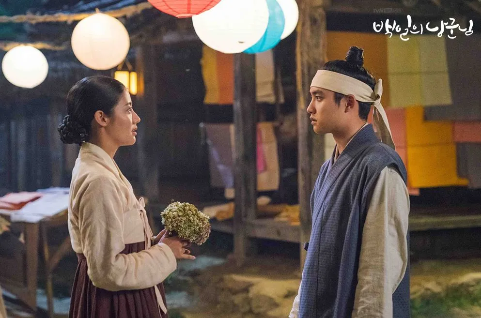 D.O EXO atau Do Kyung Soo dan Nam Ji Hyun di drama 100 DAYS MY PRINCE © tvN