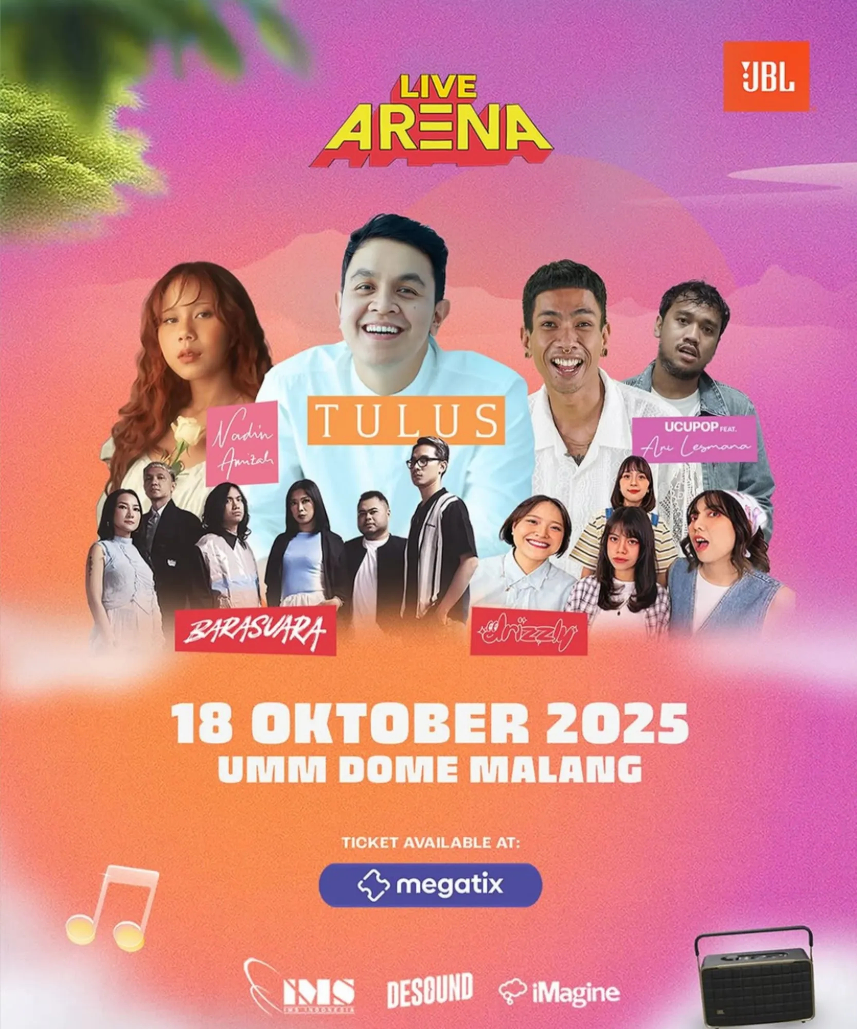 Foto Poster Live Arena Festival 2025 (cr: Instagram.com/live arena.id)