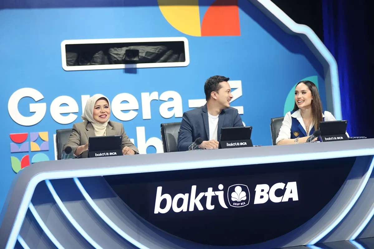 Tri Mumpuni, Nicholas Saputra dan Cinta Laura Kiehl sebagai panelis Genera-Z Berbakti 2026. 