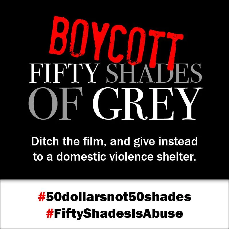 Aksi boikot FIFTY SHADES OF GREY di Facebook/©facebook.com/50dollarsnot50shades