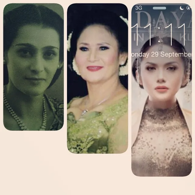 Foto KD, ibunya dan nenek buyutnya. / Instagram.com