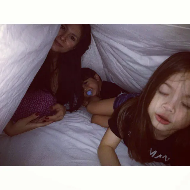 Keceriaan ibu dan anak ©Instagram/wulanguritno