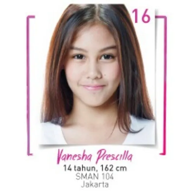 Vanesha Prescilla salah satu kontestan Gadis Sampul 2014. cr: instagram.com/gadismagz