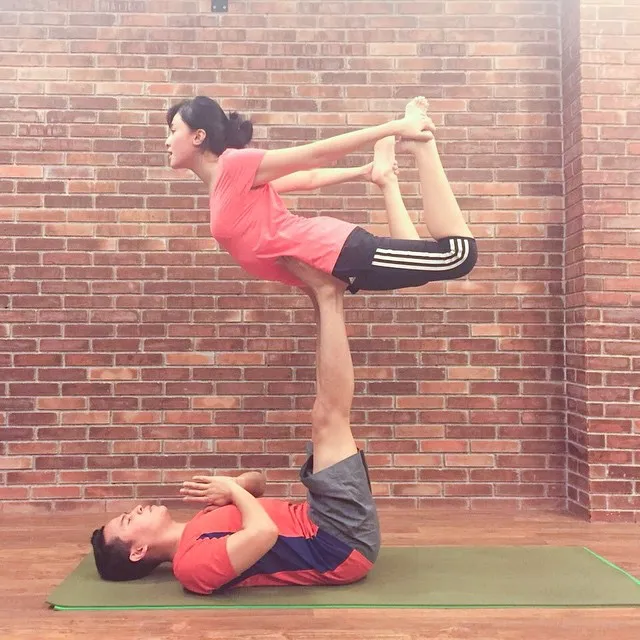 Mencoba sekitar awal Januari 2015, Marshanda akhirnya ketagihan untuk melakukan yoga. ©instagram Marshanda