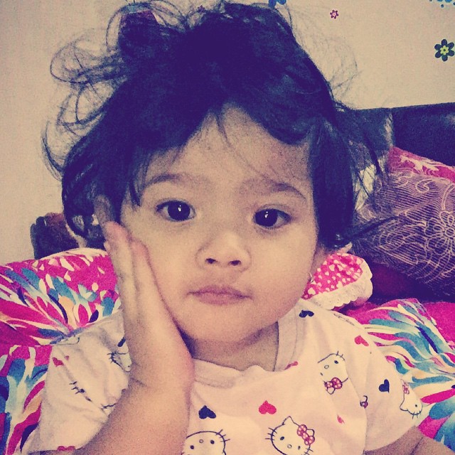 Atreya, anak Audy Item dan Iko Uwais yang lucu dan cantik © Instagram/audyuwais