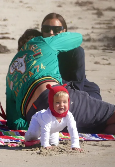 Baby Lea terlihat cantik dan menggemaskan. Credit: via Pagesix