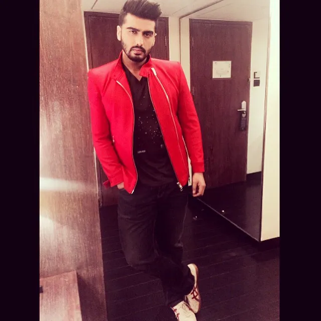 Arjun Kapoor dengan rambut landaknya, ganteng? @instagram/thetyagiakshay