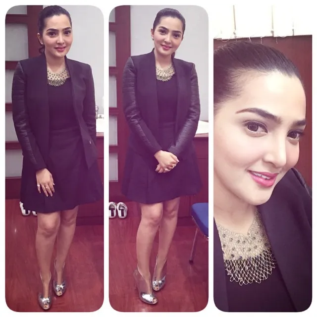 Ashanty terlihat cantik meski menggunakan make up tipis ©Instagram/Ashanty