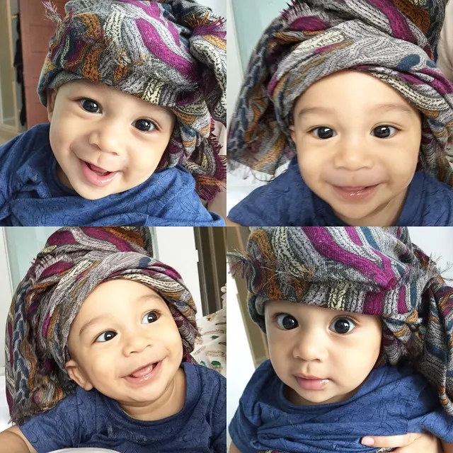 Teuku Adam tampilkan senyum tulus menggemaskan © Instagram/Shireen Sungkar