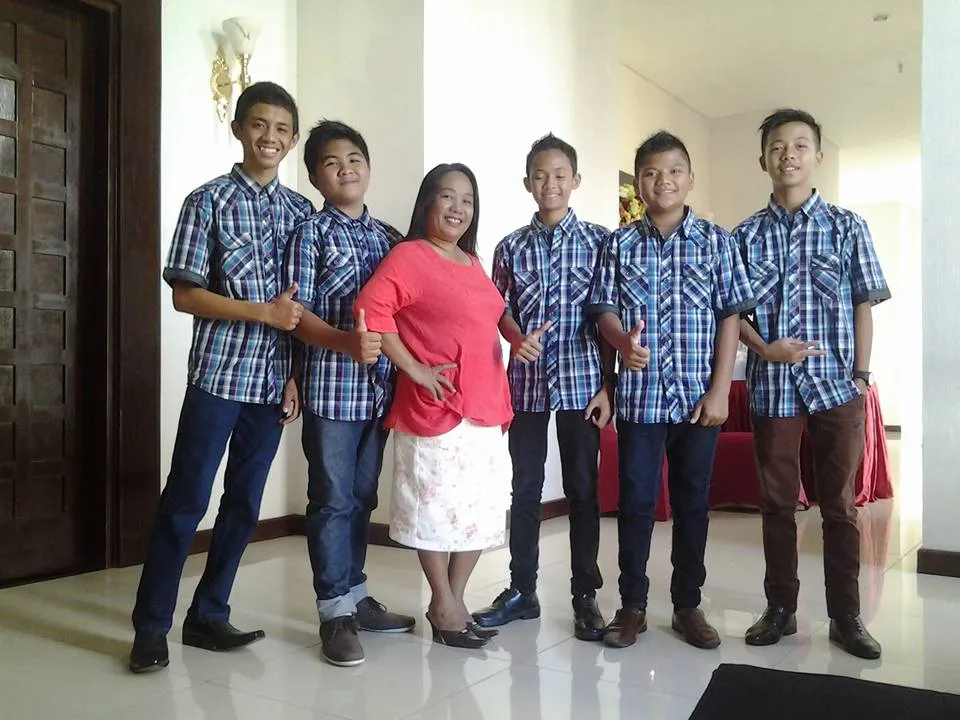 Calon boyband masa depan dari Poso © Facebook.com/Derlina Simuru