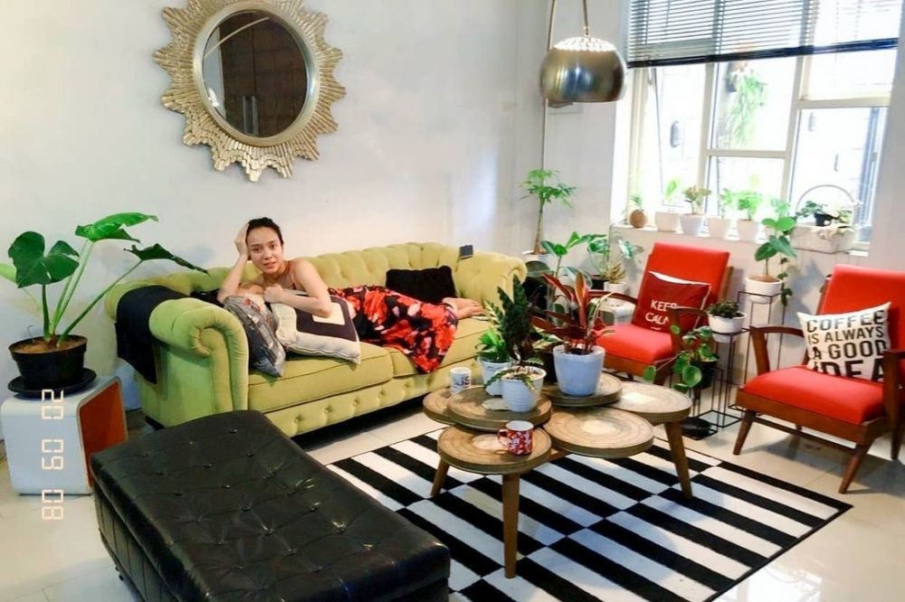 Dea Ananda's Instagram-able living room. Photo: Instagram.com/dea_ananda 