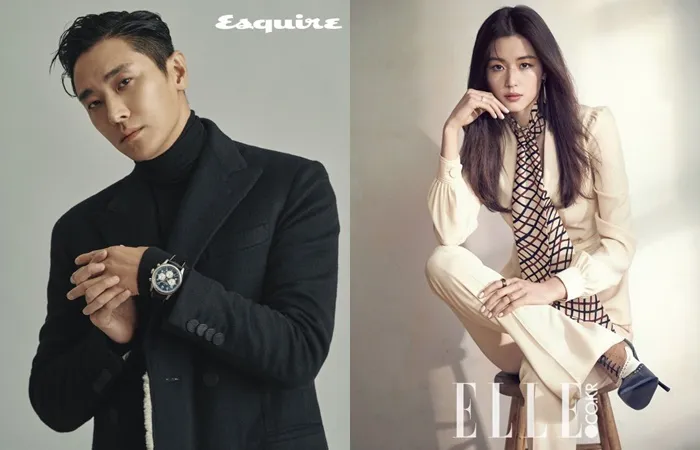 Ju Ji Hoon © Esquire - Jun Ji Hyun © ELLE