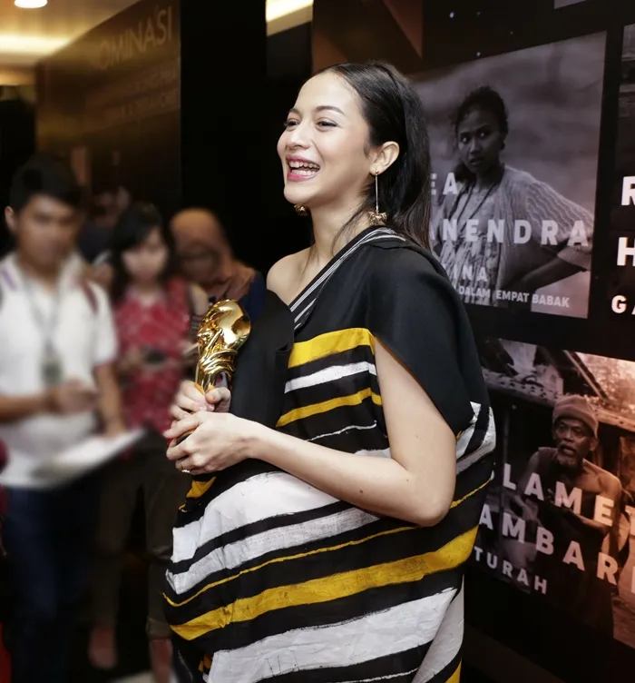 Putri Marino ceritakan pengalaman kehamilannya. (KapanLagi.com/Agus Apriyanto)