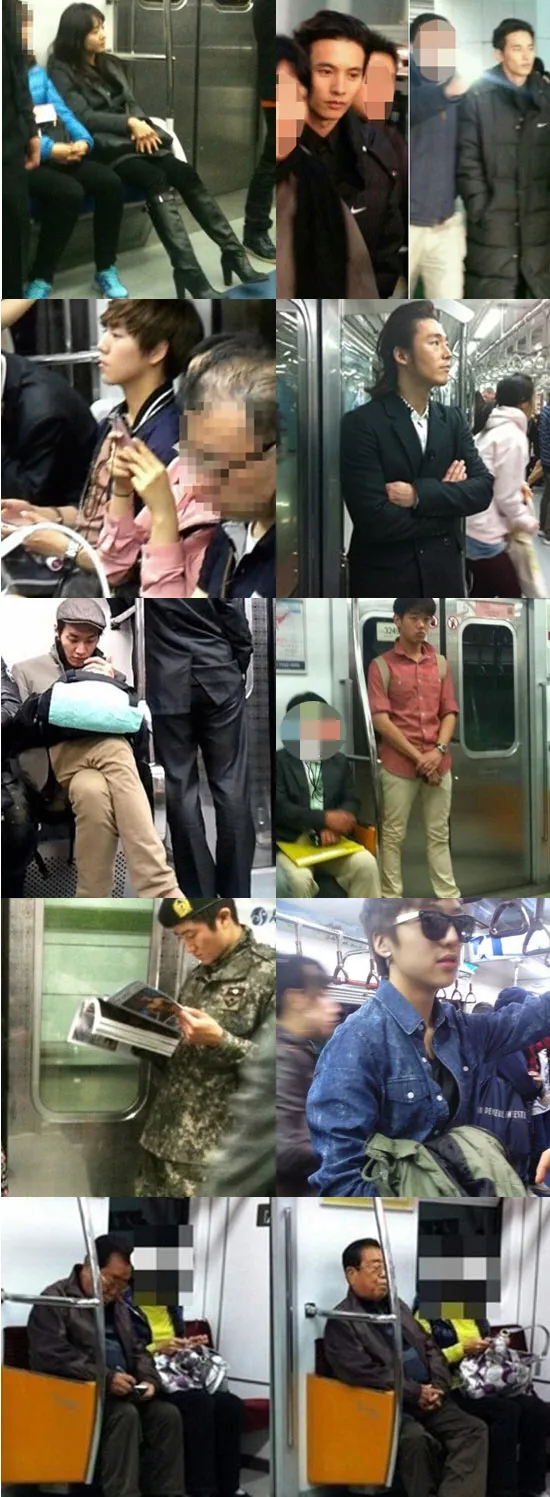 Selebritis-selebritis Hallyu yang bekerja dengan naik subway ©soompi.com