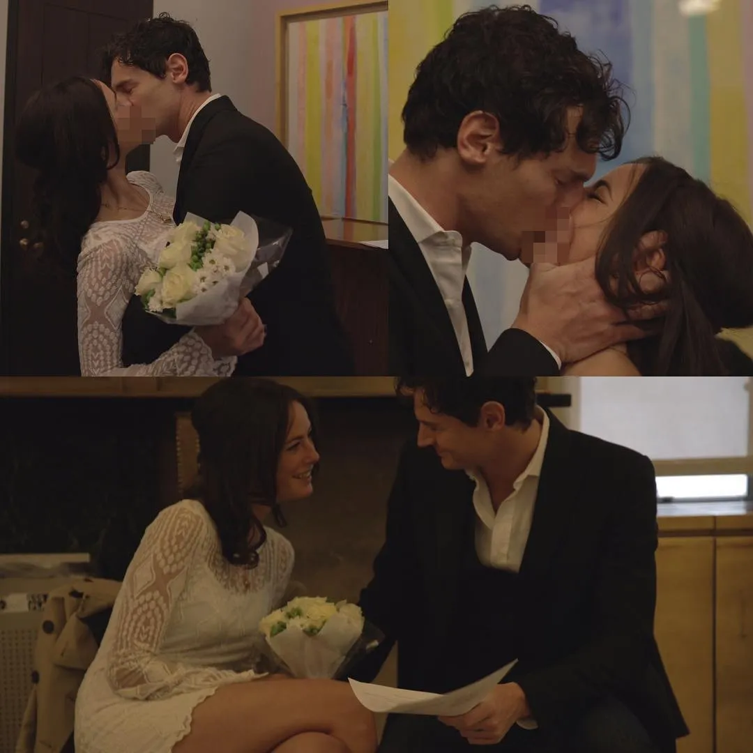 Scodelario - Walker saat menikah di New York, Maret 2015 © Instagram Kaya Scodelario