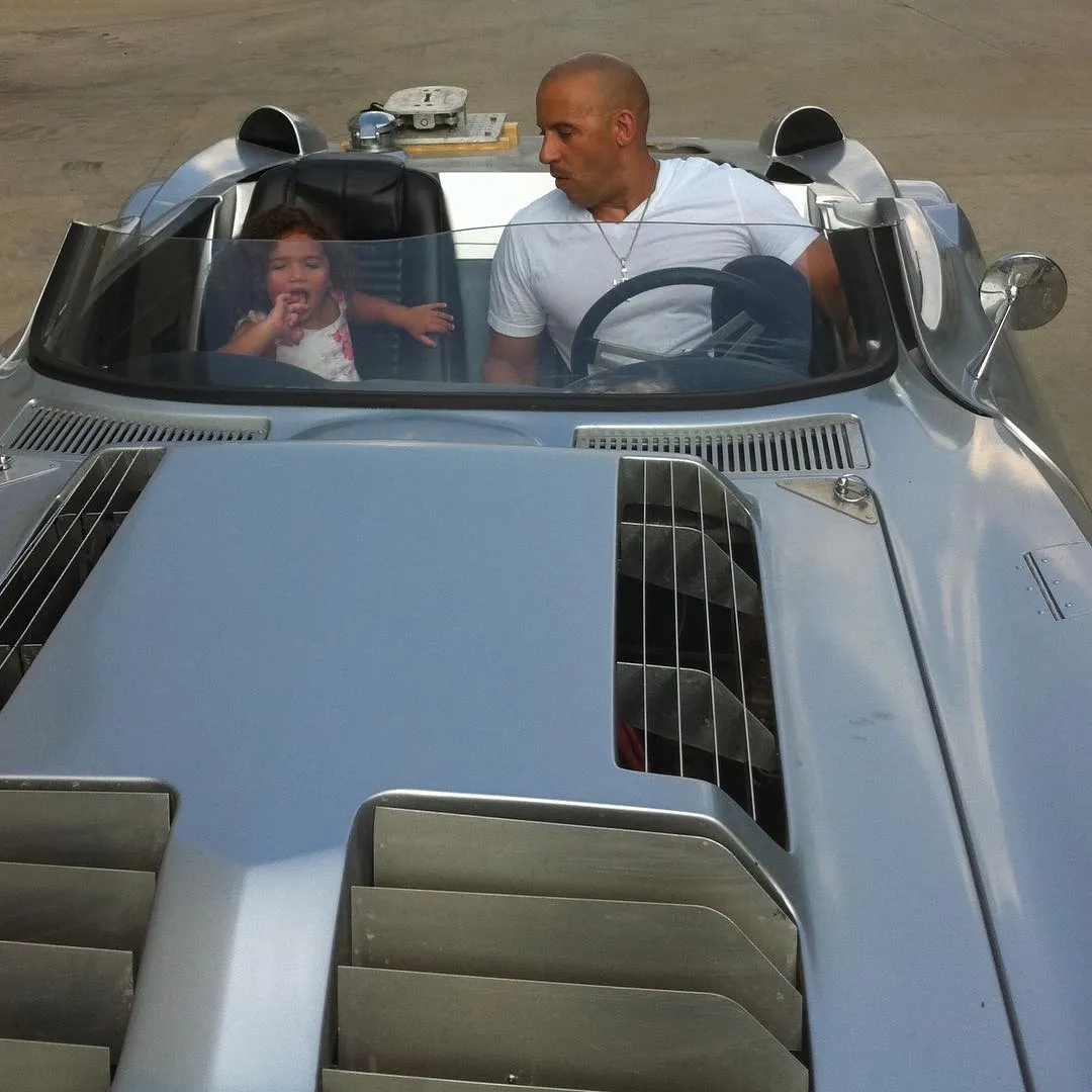 Vin Diesel bersama putrinya. ©instagram.com/vindiesel