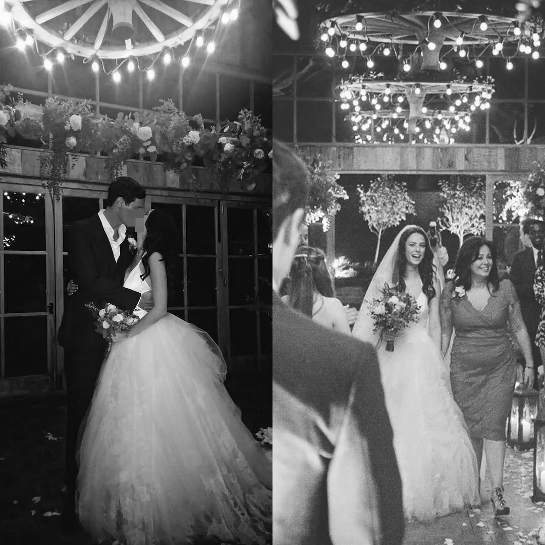 Scodelario - Walker saat menikah di Inggris, Desember 2015 © Instagram Kaya Scodelario