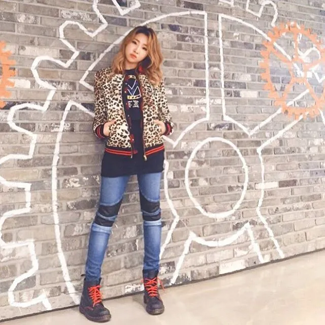 Pilih tinggalkan 2NE1, Minzy pakai nama Minzy Kong. ©instagram.com/_minzy_mz