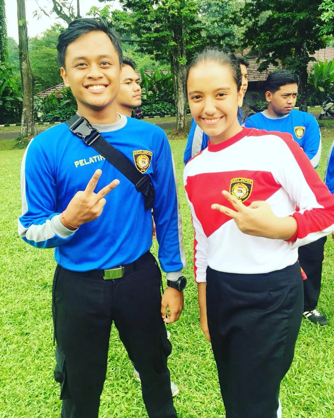 Inilah Gloria saat berlatih di Cibubur sebagai Paskibraka © Instagram Gloria